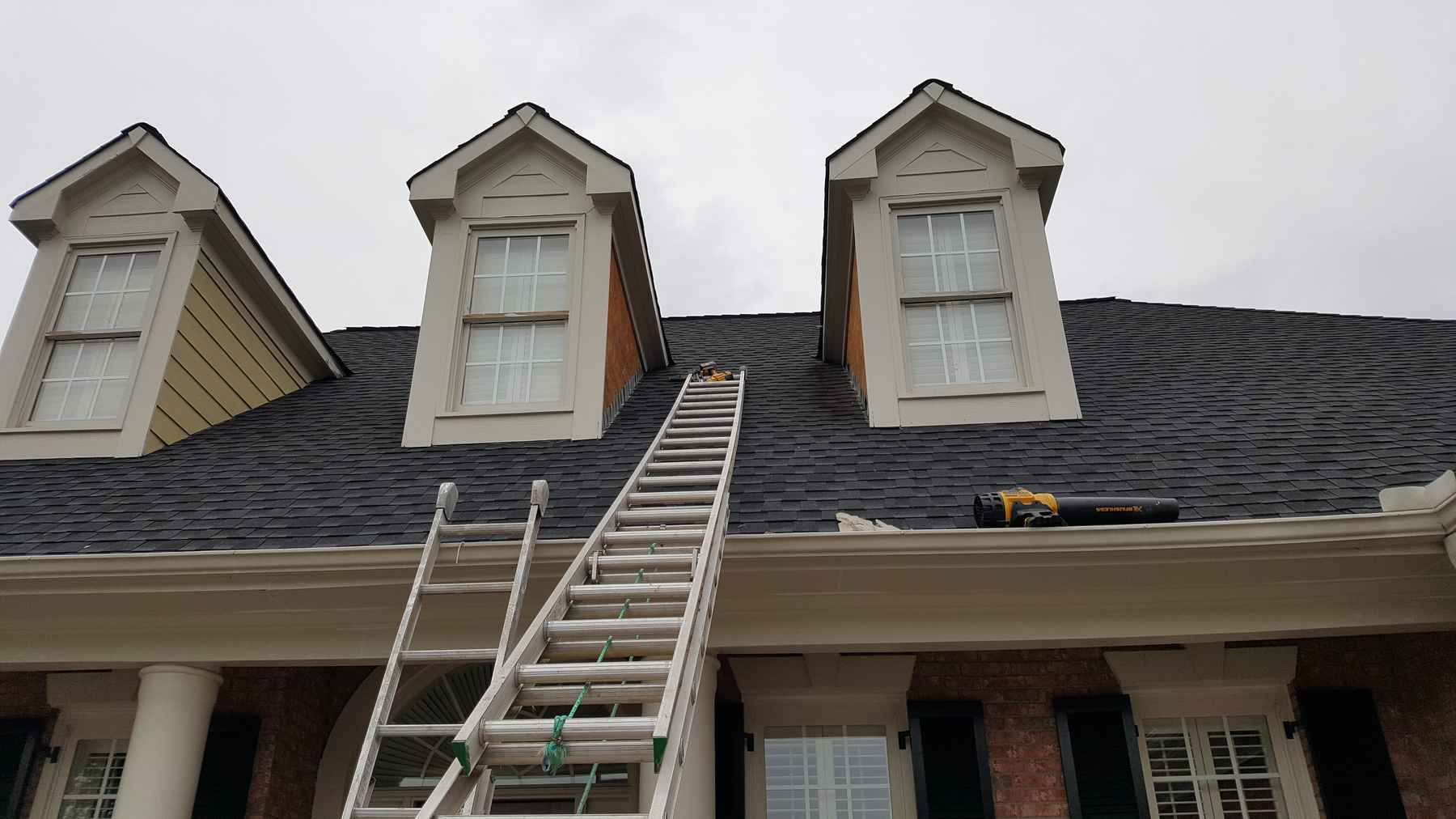 Siding replacement - before