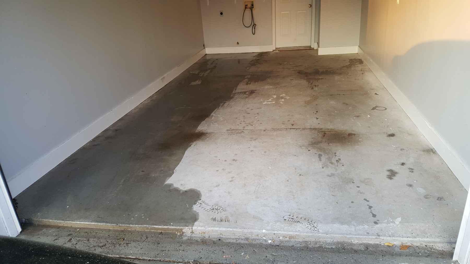 Garage Floor Coating: Before